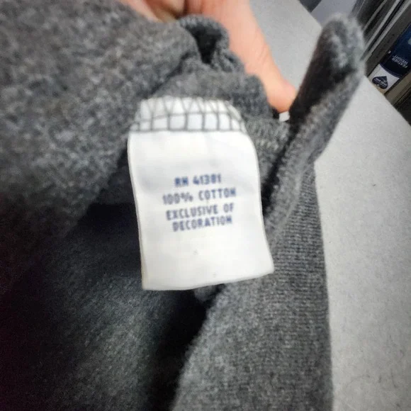 Polo Ralph Lauren Sweater Mens 3XB Charcoal Gray Quarter Zip Estate Rib Pullover - Picture 7 of 11